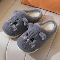 Cute Cat Plush Slides